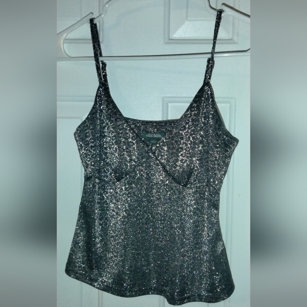 Silver Leopard Print Tank